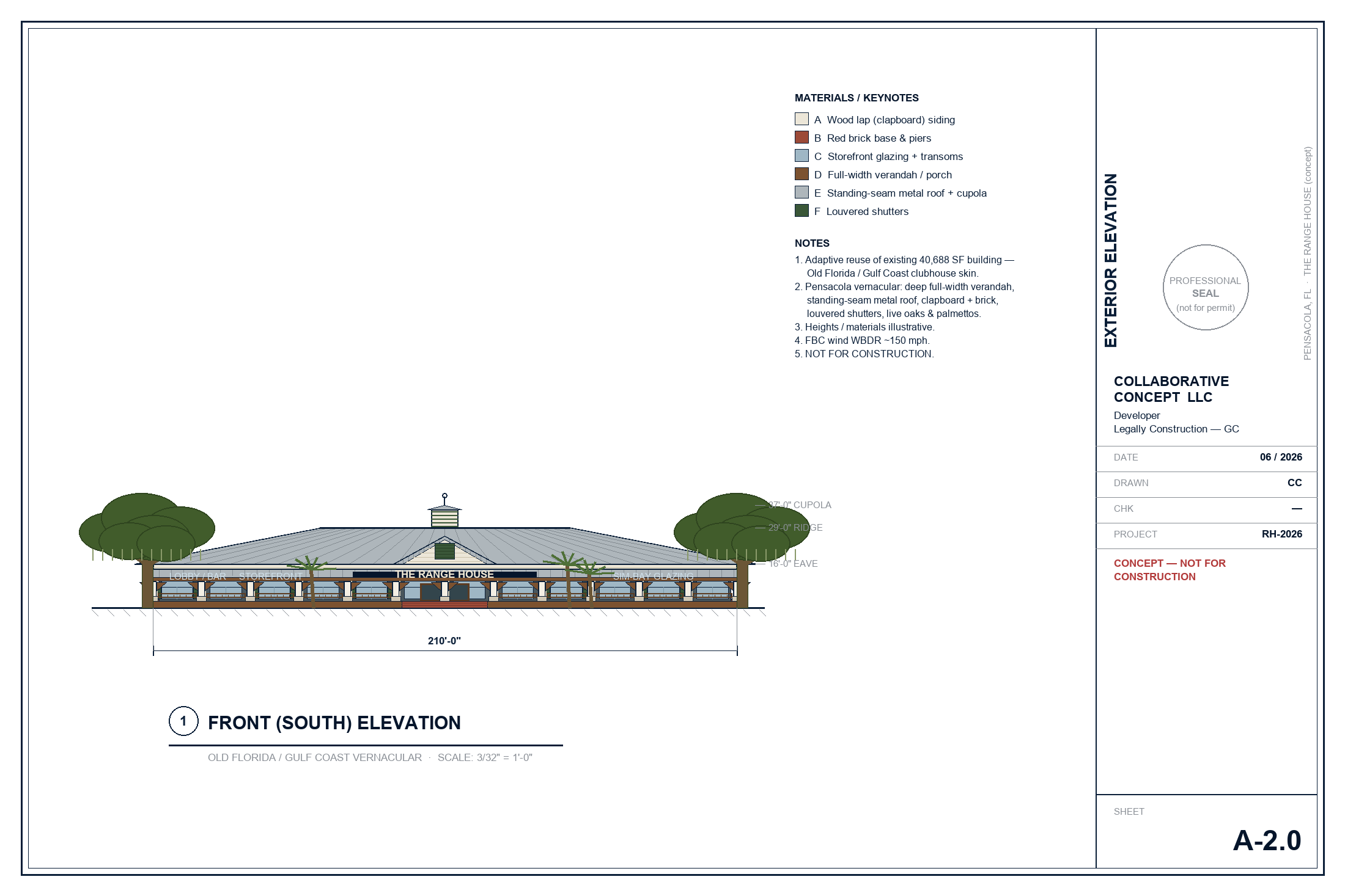 Entry Elevation