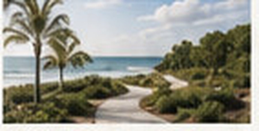 Coastal lot with beach access and native planting